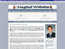 Tablet Screenshot of magicalwebsites.com